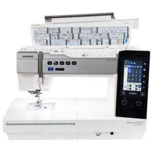 Janome MC9480 with the Lid Open