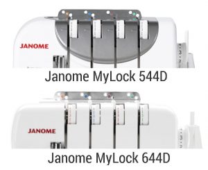 Janome My Lock 544D & 644D Tensions