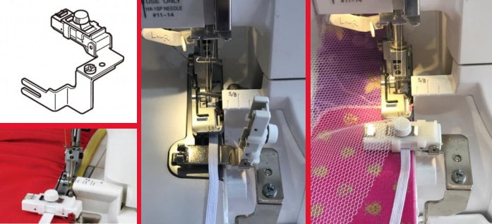 Janome Overlocker Elastic Gathering Attachment