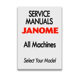 Janome Service Manuals for various Janome Sewing Machines