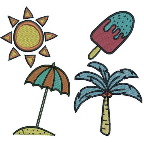 Janome Sewing Centre's Janome Club Beach Motif Designs