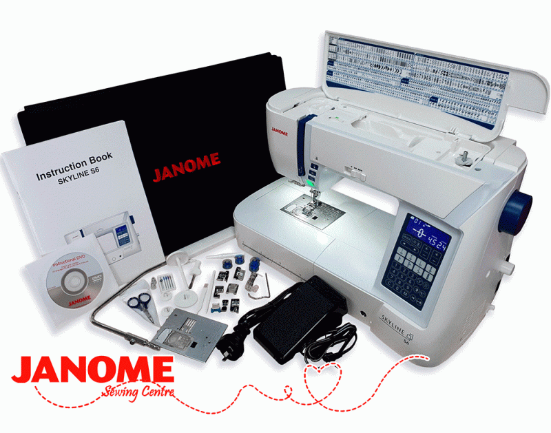 Features and Accessories of the Janome Skyline S6