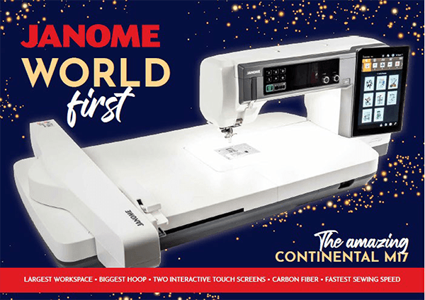 Janome's Game Changing Machine M17