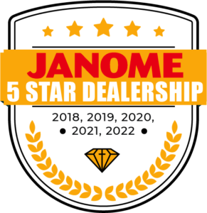 Janome's Only 5 Star Dealer 5 years in a row