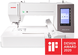 Janome MC550E is a winner of the IF Design Awards 2020