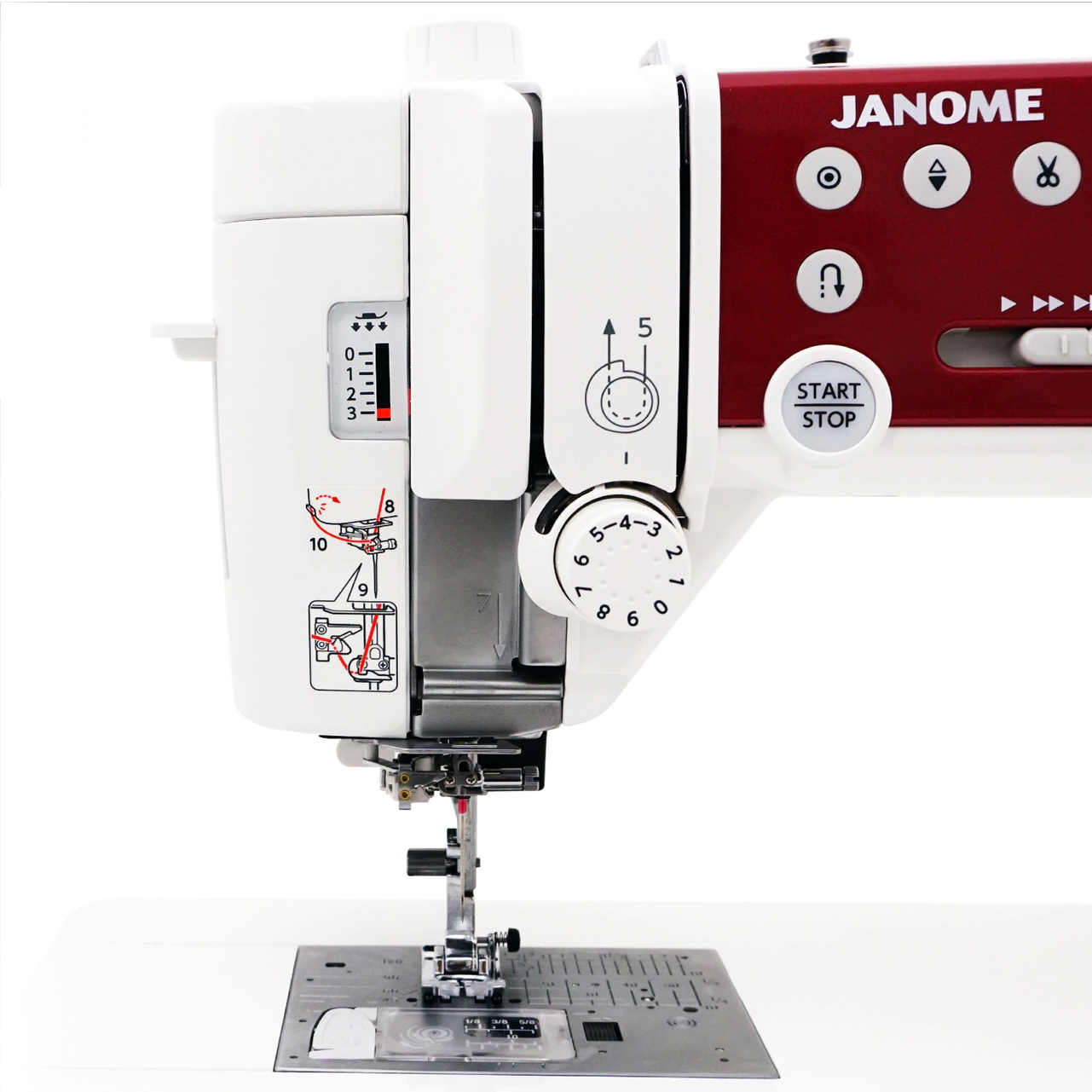 The NEW Janome MC6650 + Free Bonus Professional Sewing and Quilting Machine