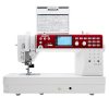 Front View of the Janome MC6650 with Stitch Chart