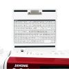 Janome Monogramming Stitch Chart on the Janome MC6650