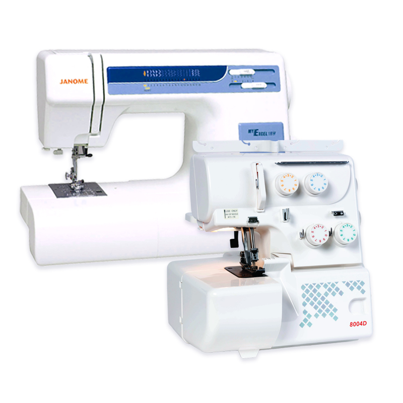 MyExcel 18W and 8004D Combo Janome Sewing Centre Everton Park