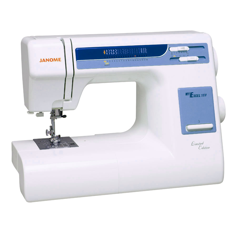 Janome MyExcel 18W heavy-duty sewing machine - exclusive free gift