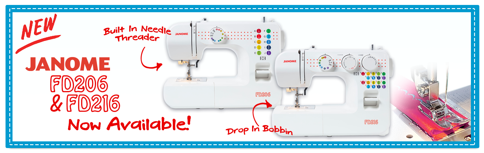 Janome Sewing Machines Overlockers and Accessories