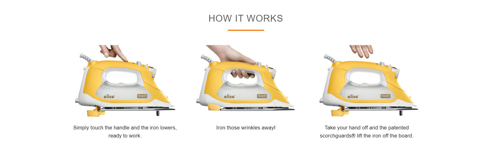 How the Oliso Pro Iron Works