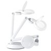 Ottlite Space-Saving LED Desk Lamp with Magnifier