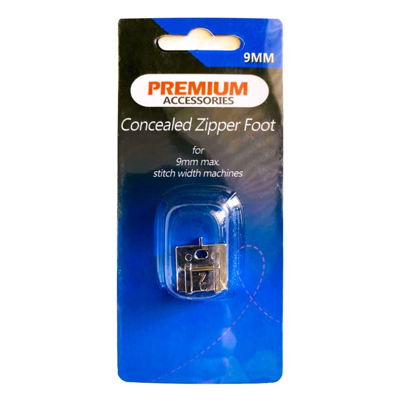Premium 9mm Concealed Zipper Foot Janome Sewing Centre
