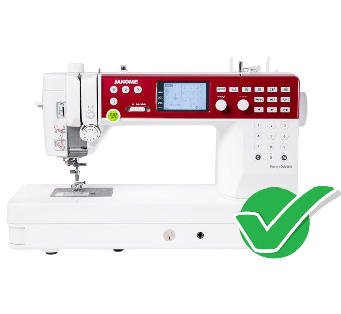 Premium Accessories works with Janome