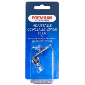 Premium Adj Concealed Zipper Foot
