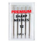 Premium Sewing Machine Needles - HAx1 - Size 12