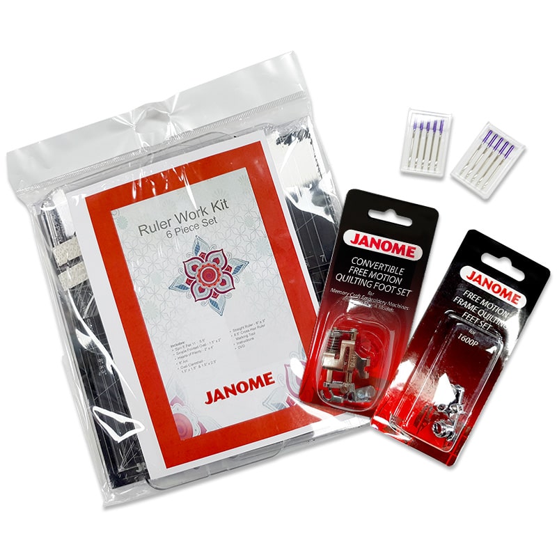 Ruler Quilting Value Starter Kit for High Shank 7MM Janome Sewing