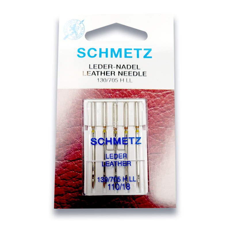 Schmetz Home Sewing Machine Needles 130×705 H-LL Leather