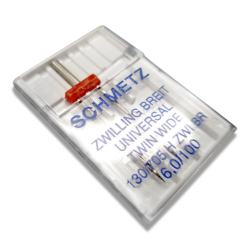 Schmetz System Extra Wide Twin Needle 6.0mm Fits Janome and Elna