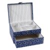 DMC RECTANGLE SEWING BOX 21X28X15CM