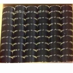 Janome 108 Pack of Pre-wound Embroidery Bobbins - Black
