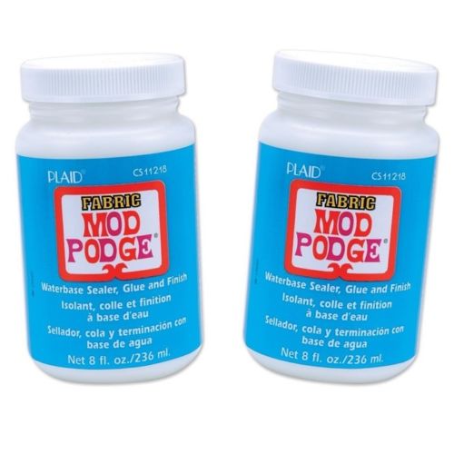 2x Mod Podge Fabric Waterbase Glue, Sealer & Finisher Janome Sewing