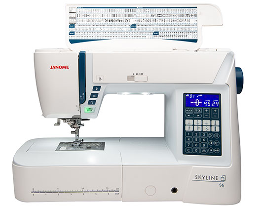 Front View of the Janome Skyline S6